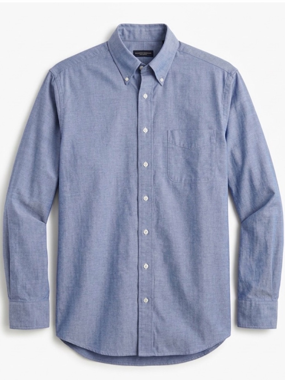 CLUB ROOM Woven Pattern Button Down Shirt, Men’s Size L (16), Blue, New